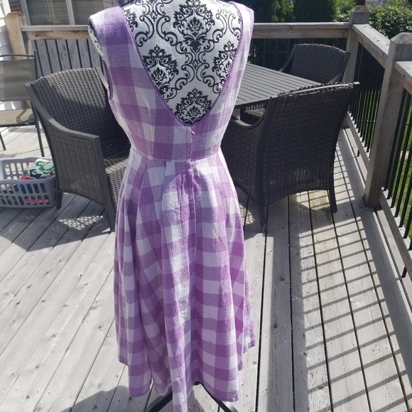 NWT Collectif/Modcloth Gingham Dress - Picture 4 of 8